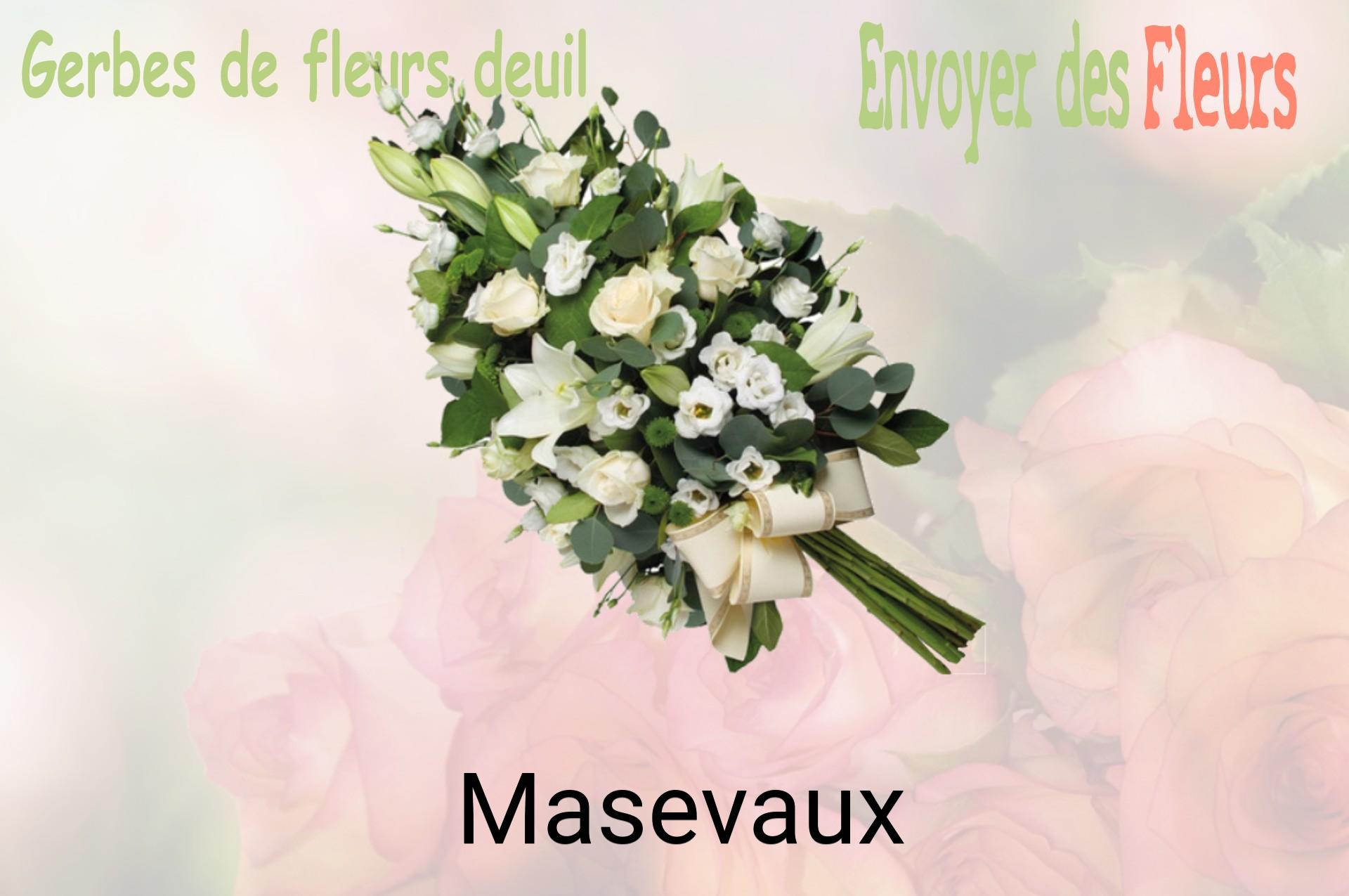 Gerbe de fleurs de deuil livrée à Masevaux